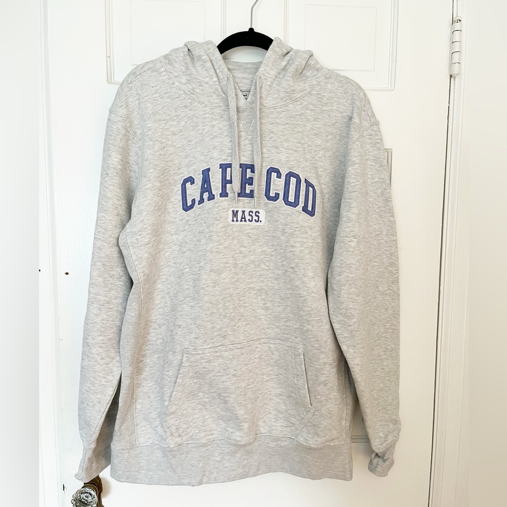 Cape Cod Hoodie Sweatshirt by Cuffys Womens 2XL Oversized Light Gray Hoodie